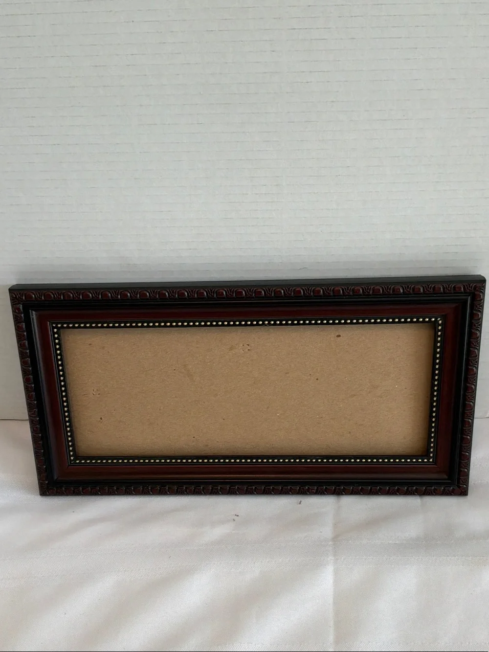 Classic Dark Wood Rectangular Picture Frame - Brown no glass
